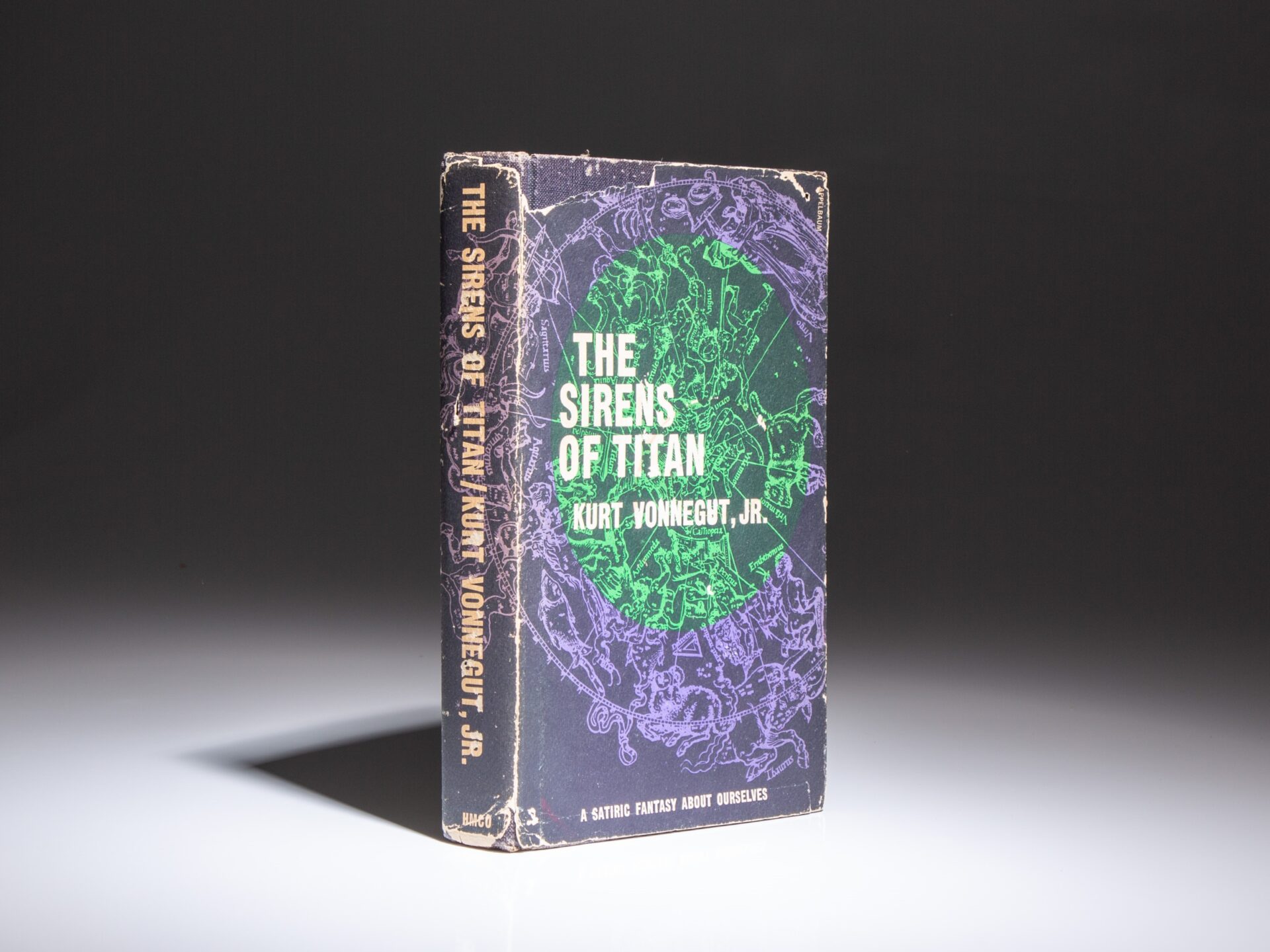 First edition of The Sirens of Titan by Kurt Vonnegut, Jr., in the publisher's first state dust jacket.