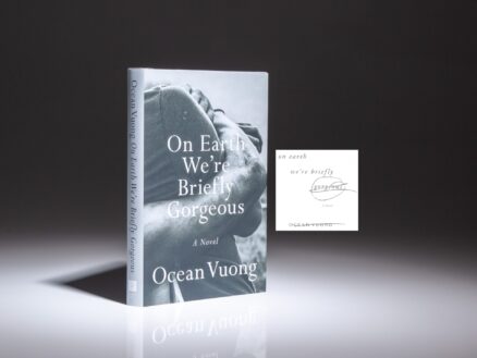Signed first edition of On Earth We're Briefly Gorgeous by Ocean Vuong.
