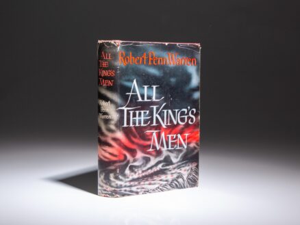 The first edition, first printing of All The King's Men by Robert Penn Warren, in the publisher's first state dust jacket.