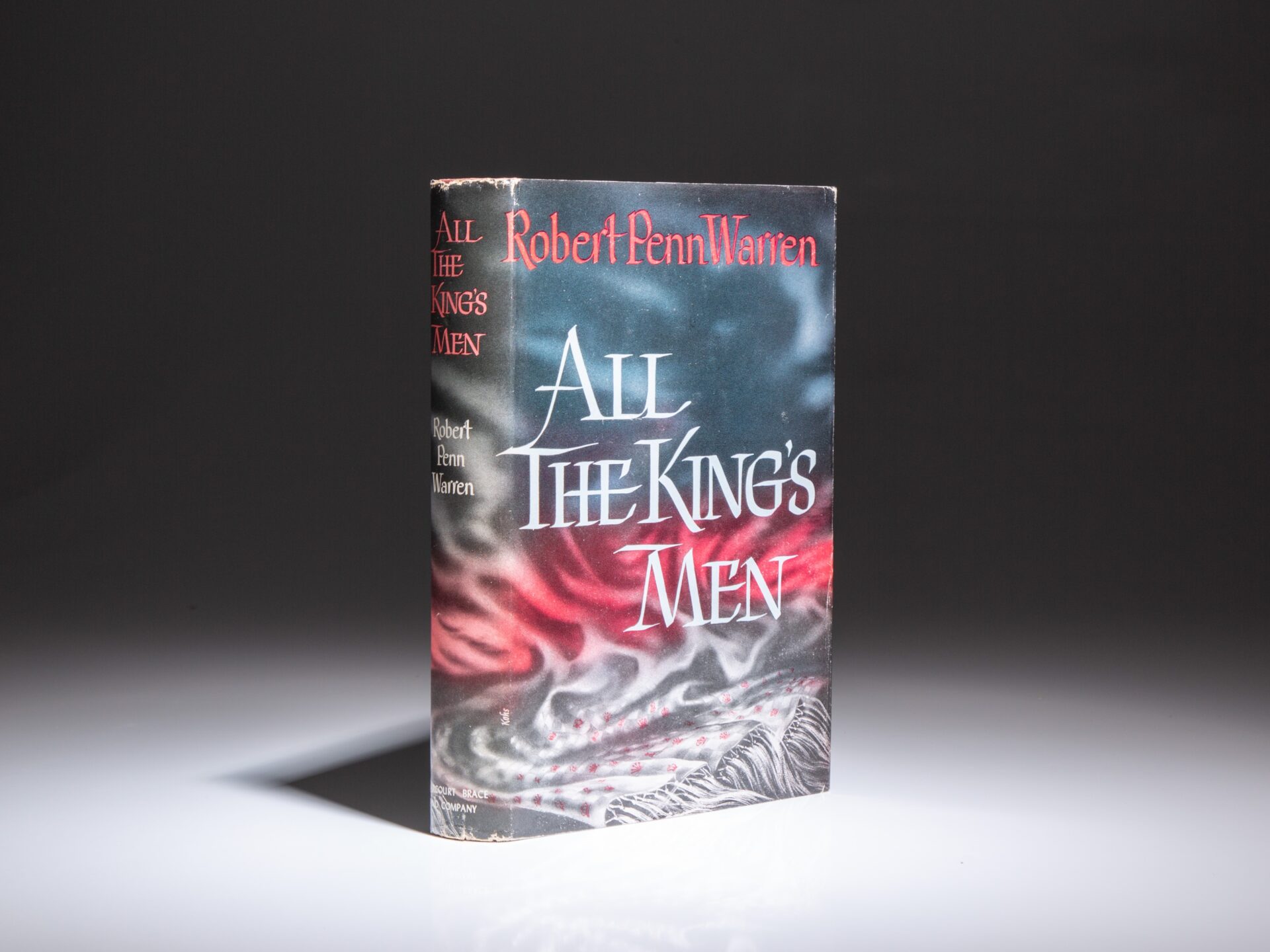 The first edition, first printing of All The King's Men by Robert Penn Warren, in the publisher's first state dust jacket.