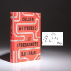Signed first edition, first printing of The Underground Railroad by Colson Whitehead.