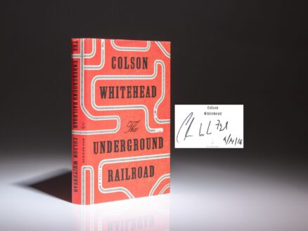 Signed first edition, first printing of The Underground Railroad by Colson Whitehead.