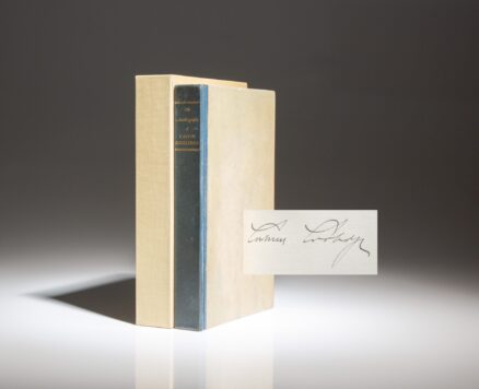 Signed limited edition of The Autobiography of Calvin Coolidge.