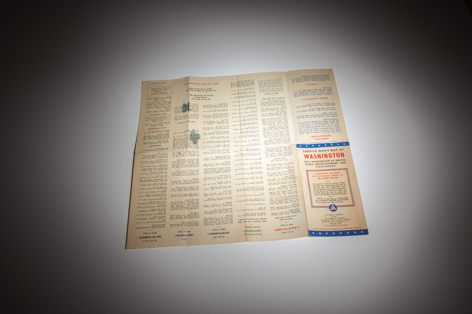 Service Men's Map of Washington - Image 2