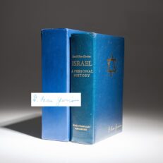 Signed limited edition of Israel: A Personal History by David Ben-Gurion.