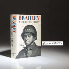 Signed copy of A Soldier's Story by General Omar N. Bradley.