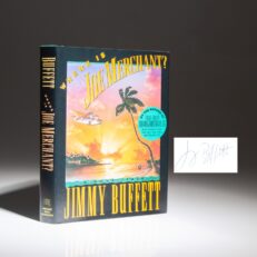 The first edition, first printing of Where Is Joe Merchant?, signed by Jimmy Buffett.