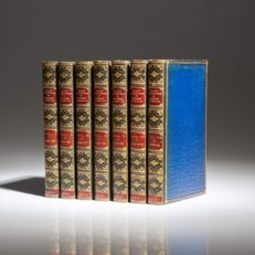 Complete set of the Diary and Letters of Madame D'Arblay, as edited by her niece, published in 1854.