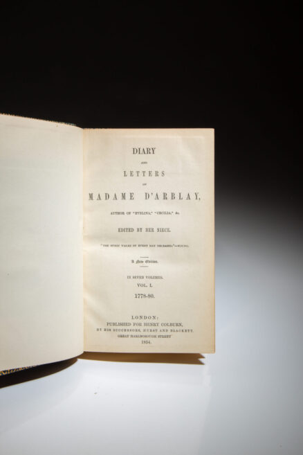 Diary and Letters of Madame D'Arblay - Image 2