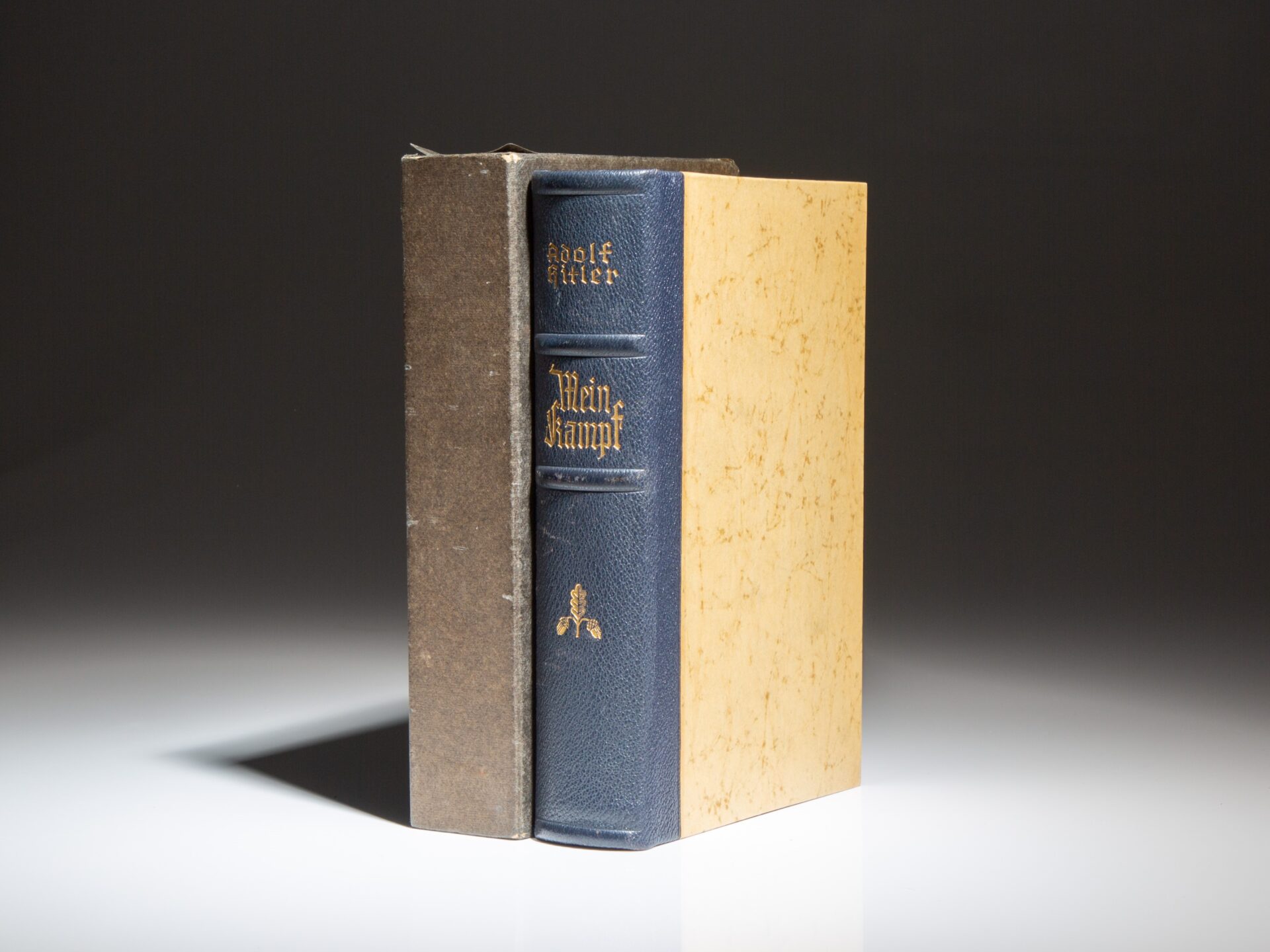 The wedding edition of Mein Kampf by Adolf Hitler, printed in 1938.