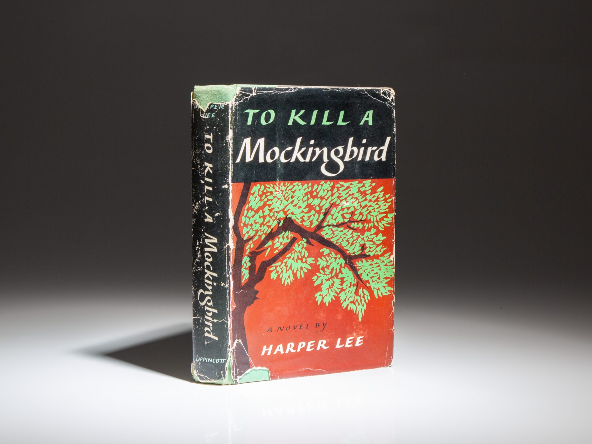 The first edition, ninth printing of To Kill a Mockingbird by Harper Lee, in the publisher's matching "Ninth Printing" dust jacket.