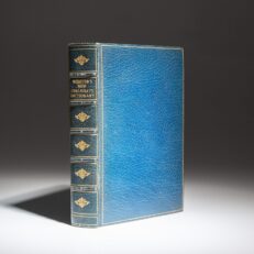 Finely bound by Bayntun, Webster's Seventh New Collegiate Dictionary, published in 1963.