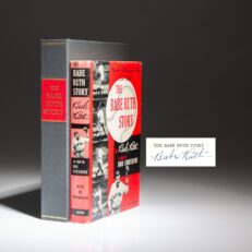 The first edition of The Babe Ruth Story, as told to Bob Considine, signed by Babe Ruth shortly before his passing.