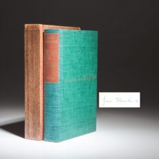 Signed limited edition of East of Eden by John Steinbeck, with the original glassine dust jacket and slipcase.