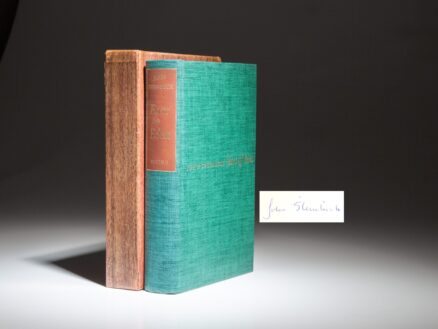 Signed limited edition of East of Eden by John Steinbeck, with the original glassine dust jacket and slipcase.