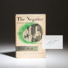 The New Revised Edition of The Negative: Exposure and Development by Ansel Adams.