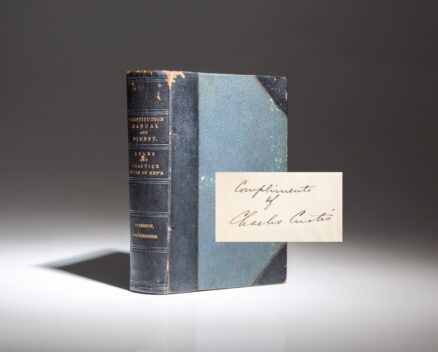 The Constitution Of The United States, Jefferson's Manual, signed by Vice President Charles Curtis.