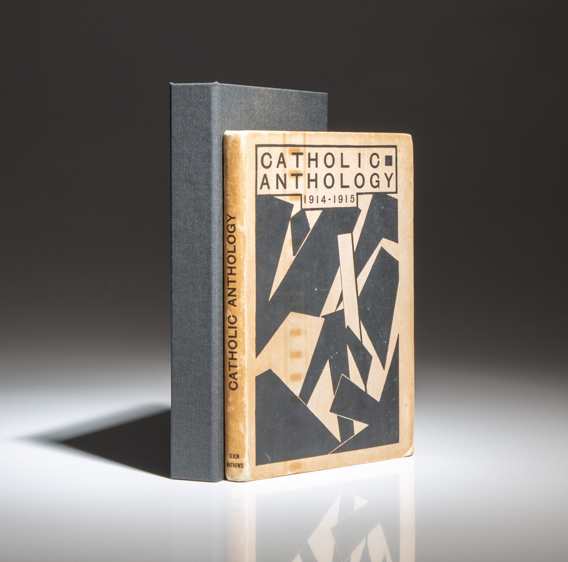 The first edition of Catholic Anthology 1914-1915, featuring the first works by T.S. Eliot to be published in book form.