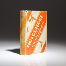 First edition of Mosquitoes by William Faulkner, in the first state dust jacket.