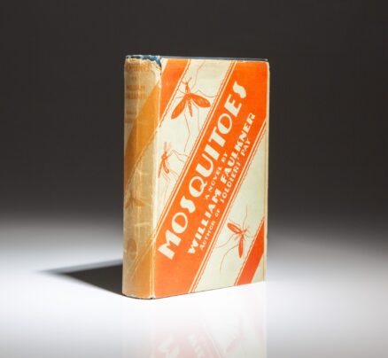 First edition of Mosquitoes by William Faulkner, in the first state dust jacket.