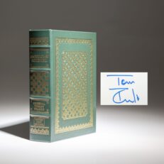 The deluxe signed edition of American Soldier by General Tommy Franks, from The Easton Press.