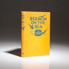 The first edition, first printing of Sermon on the Sea by Mahatma Gandhi.