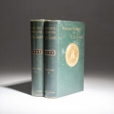 First edition of the Personal Memoirs of U.S. Grant by Ulysses S. Grant.