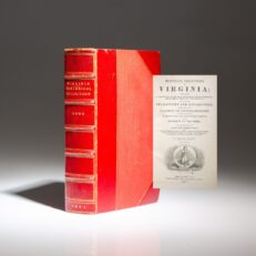 The first edition of Historical Collections of Virginia by Henry Howe, published in 1845.