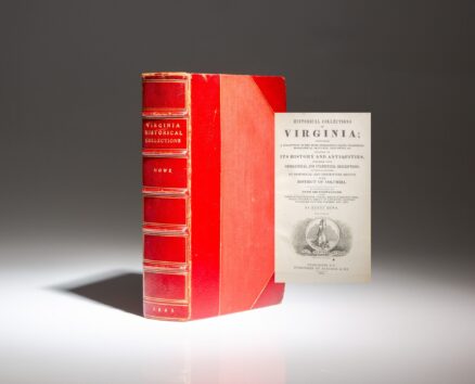 The first edition of Historical Collections of Virginia by Henry Howe, published in 1845.