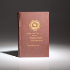 Salesman's Dummy copy of The Rise and Fall of the Confederate Government by Jefferson Davis, published in 1881.