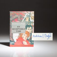 Signed first edition of An Acceptable Time by Madeleine L'Engle, the final work in her "Time Quintet."