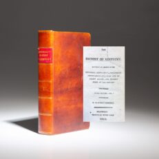 The History of Kentucky by Humphrey Marshall, published in 1812, one of the first published histories of the Commonwealth of Kentucky.