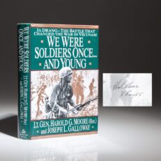 We Were Soldiers Once...And Young, signed by Lt. Gen. Harold G. Moore.