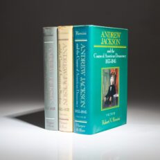 The complete three-volume biography of Andrew Jackson by Robert V. Remini, all first printings.