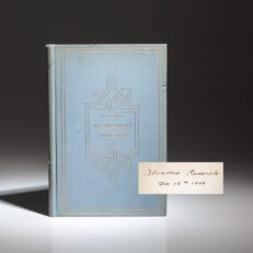 Signed by President Theodore Roosevelt, his Fifth Annual Message to the Senate and House of Representatives, delivered on December 5, 1905.
