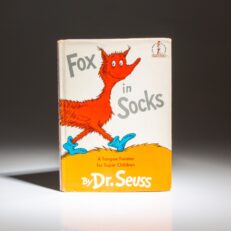 First edition, first issue of Fox in Socks by Dr. Seuss.