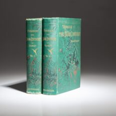 The first American edition of Through The Dark Continent by Henry M. Stanley, published in New York in 1878.