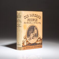 The first edition of Old Massa's People: The Old Slaves Tell Their Story by Orland Kay Armstrong.