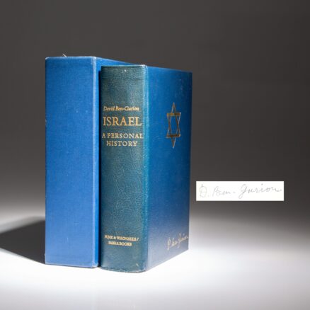 Signed limited edition of Israel: A Personal History by David Ben-Gurion.