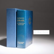 Signed limited edition of Israel: A Personal History by David Ben-Gurion.