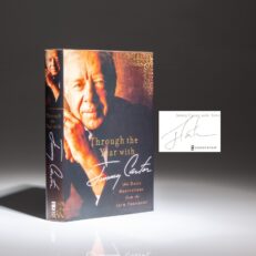 The first edition, first printing of Through The Year with Jimmy Carter, signed by President Jimmy Carter.