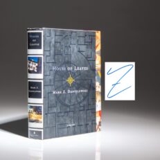 The first edition of House of Leaves by Mark Z. Danielewski, signed by the author.