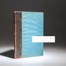 The eulogy for Rufus Fearing Dawes by his father, Charles G. Dawes, inscribed and dated by Dawes to his son's friend in 1912.