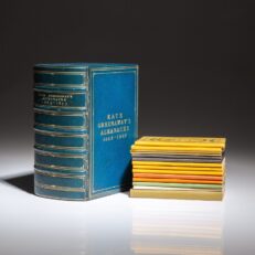 The complete set of Kate Greenaway's Almanacs, 14 Volumes, printed from 1883-1897.