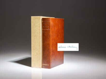 Signed limited edition of Roots by Alex Haley.