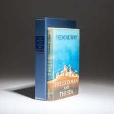 First edition, first printing of The Old Man and the Sea by Ernest Hemingway.