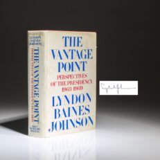 Signed first edition of The Vantage Point by President Lyndon B. Johnson.