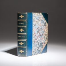 The first edition, fourth printing of Ulysses by James Joyce, published in Paris in 1924.