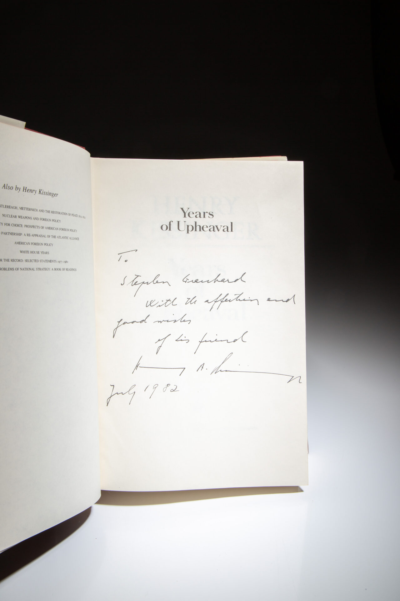 The Memoirs of Henry Kissinger: White House Years / Years of Upheaval / Years of Renewal - Image 7