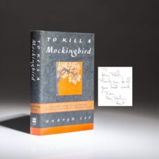 The Fortieth Anniversary Edition of To Kill a Mockingbird, signed by Academy Award nominee, Mary Badham, "Scout" from the 1962 movie adaptation of To Kill a Mockingbird.